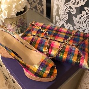Stuart Weitzman  clutch.